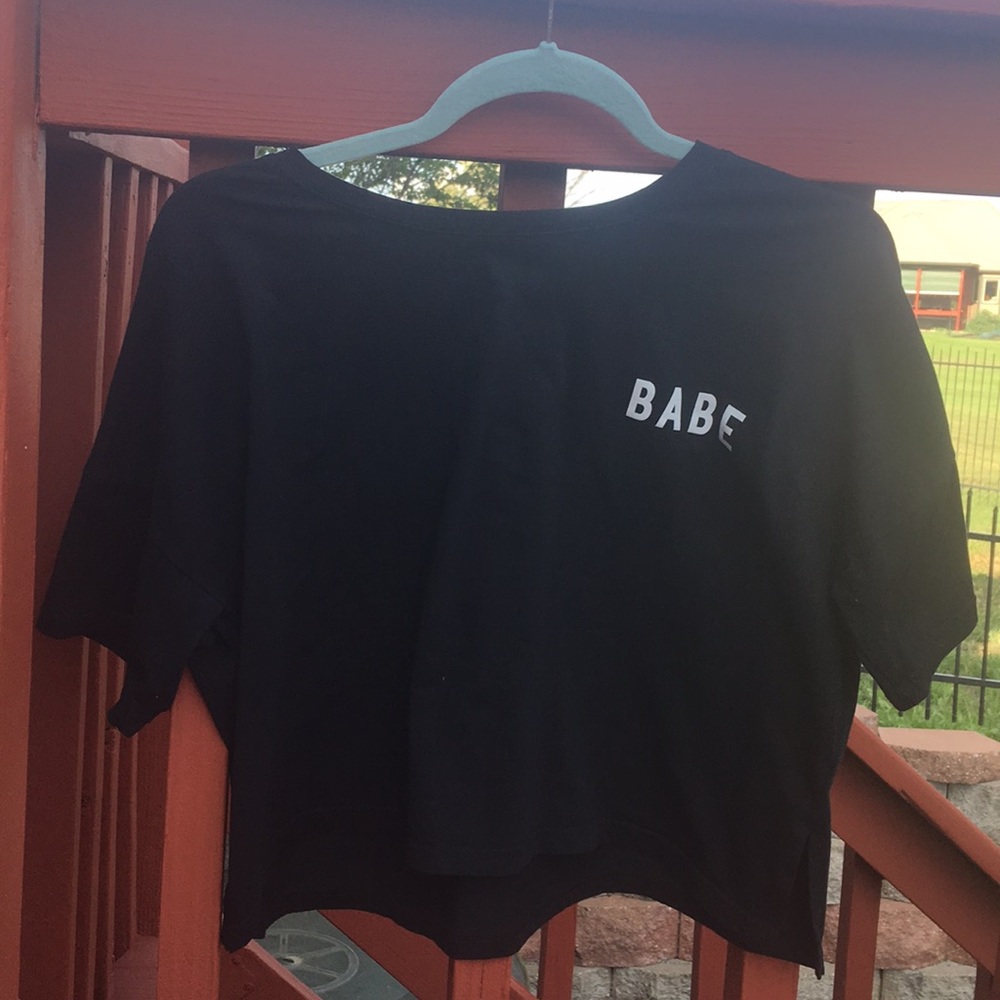 A “babe” t-shirt